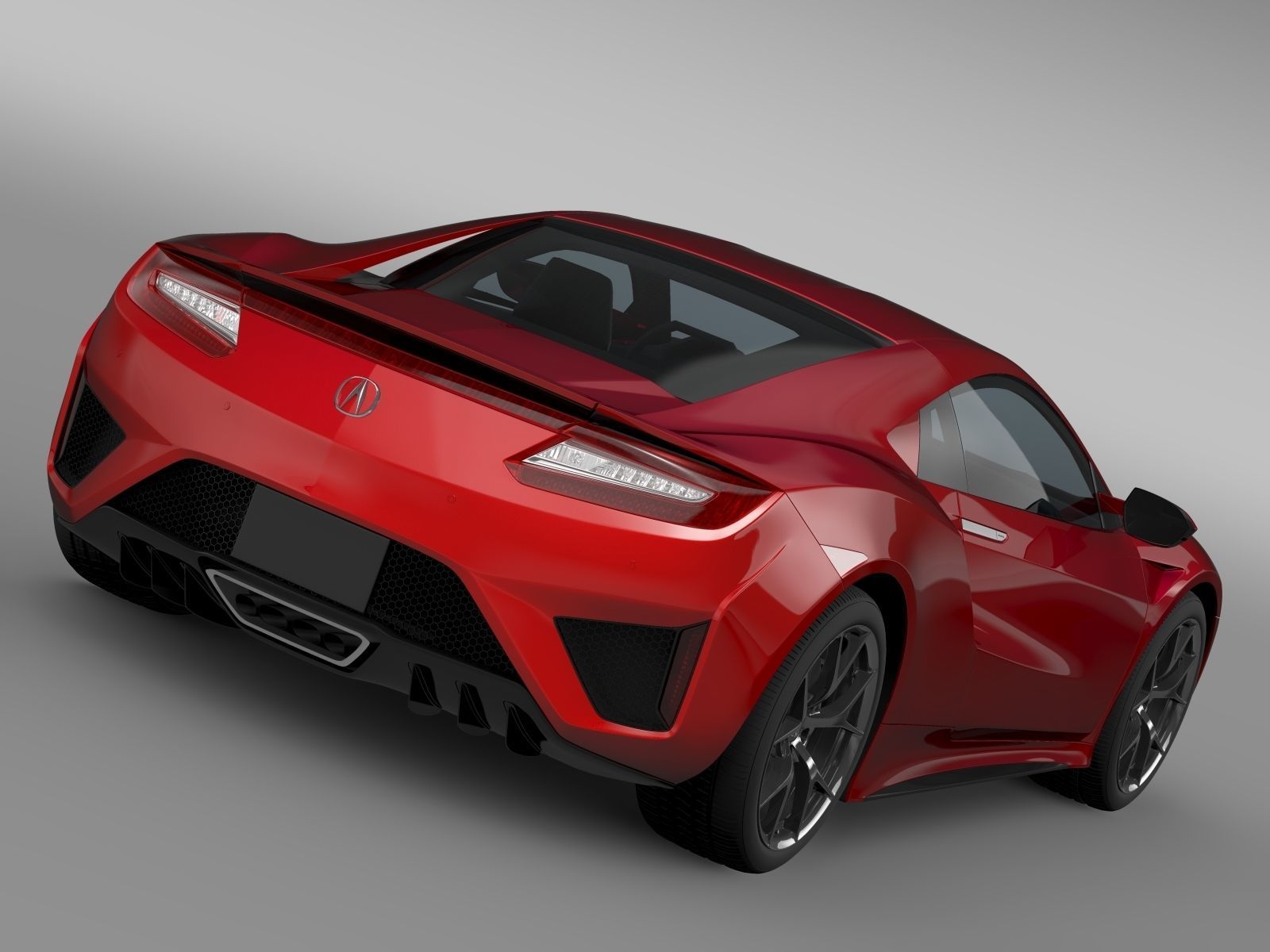 Acura NSX 2016 3D model_11
