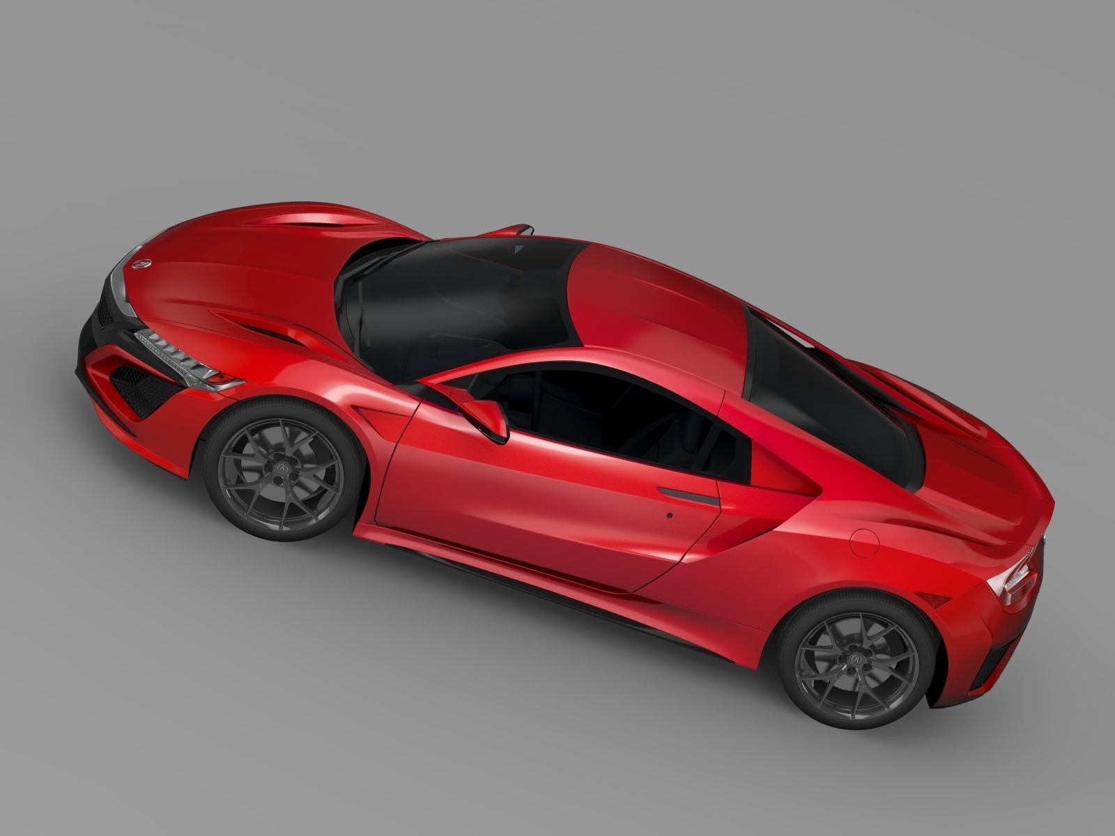 Acura NSX 2016 3D model_2