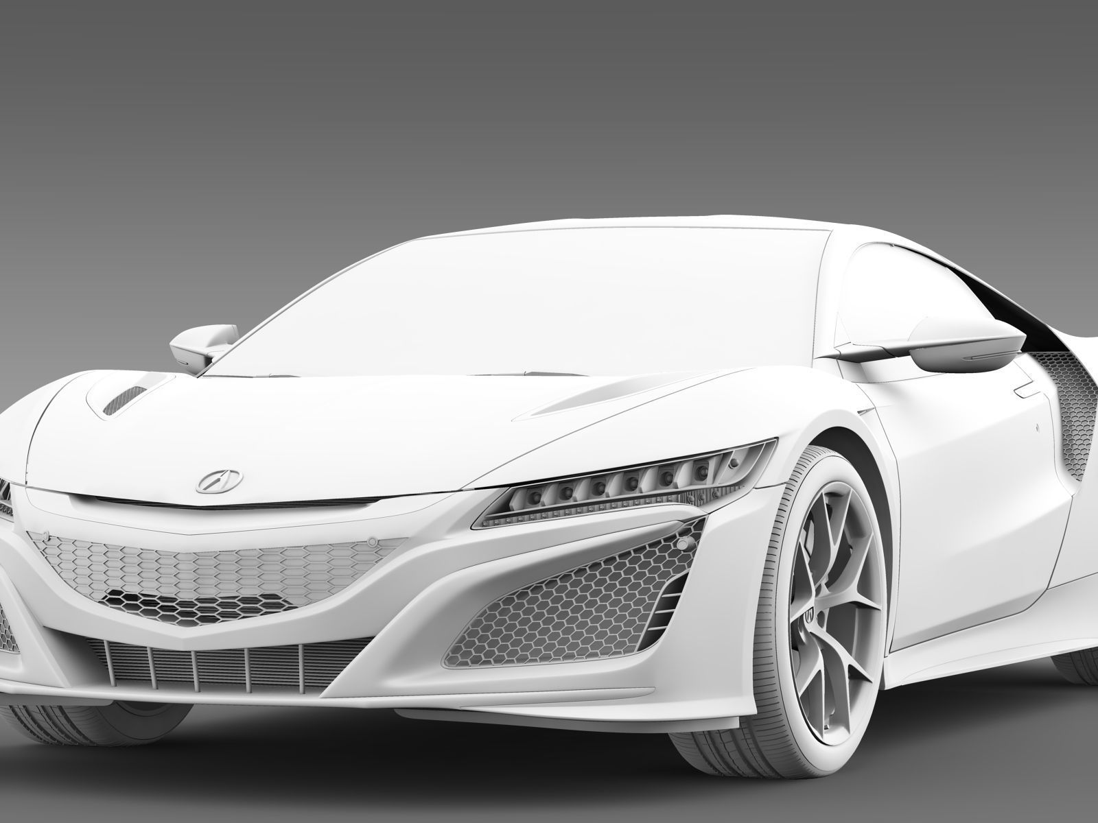 Acura NSX 2016 3D model_7