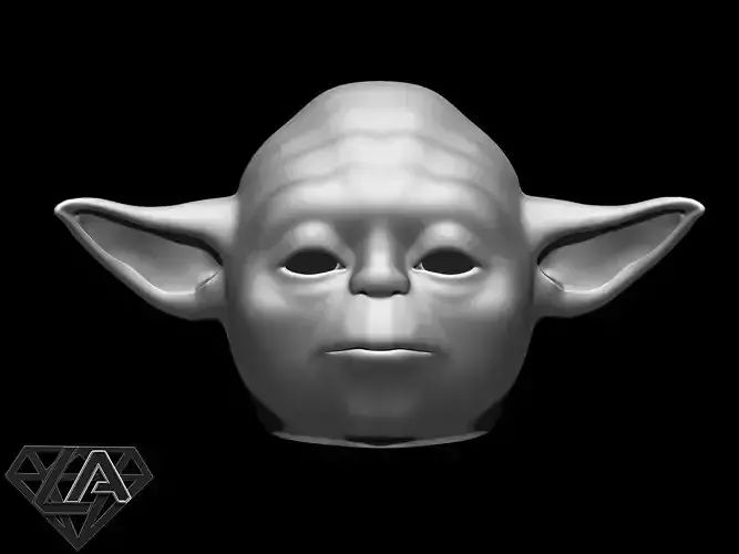 Star Wars Yoda helmet 3D print model
