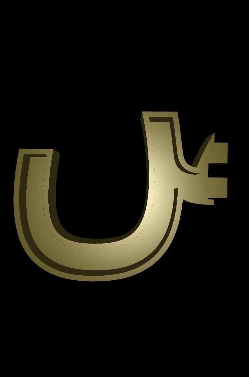 Arabic Alphabet Cast Your Own LETTERS Easy To Cast Puzzle Fit 3D model_2