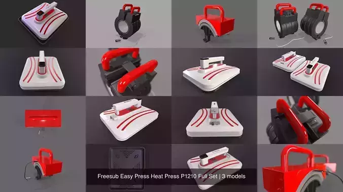 Freesub Easy Press Heat Press P1210 Full Set