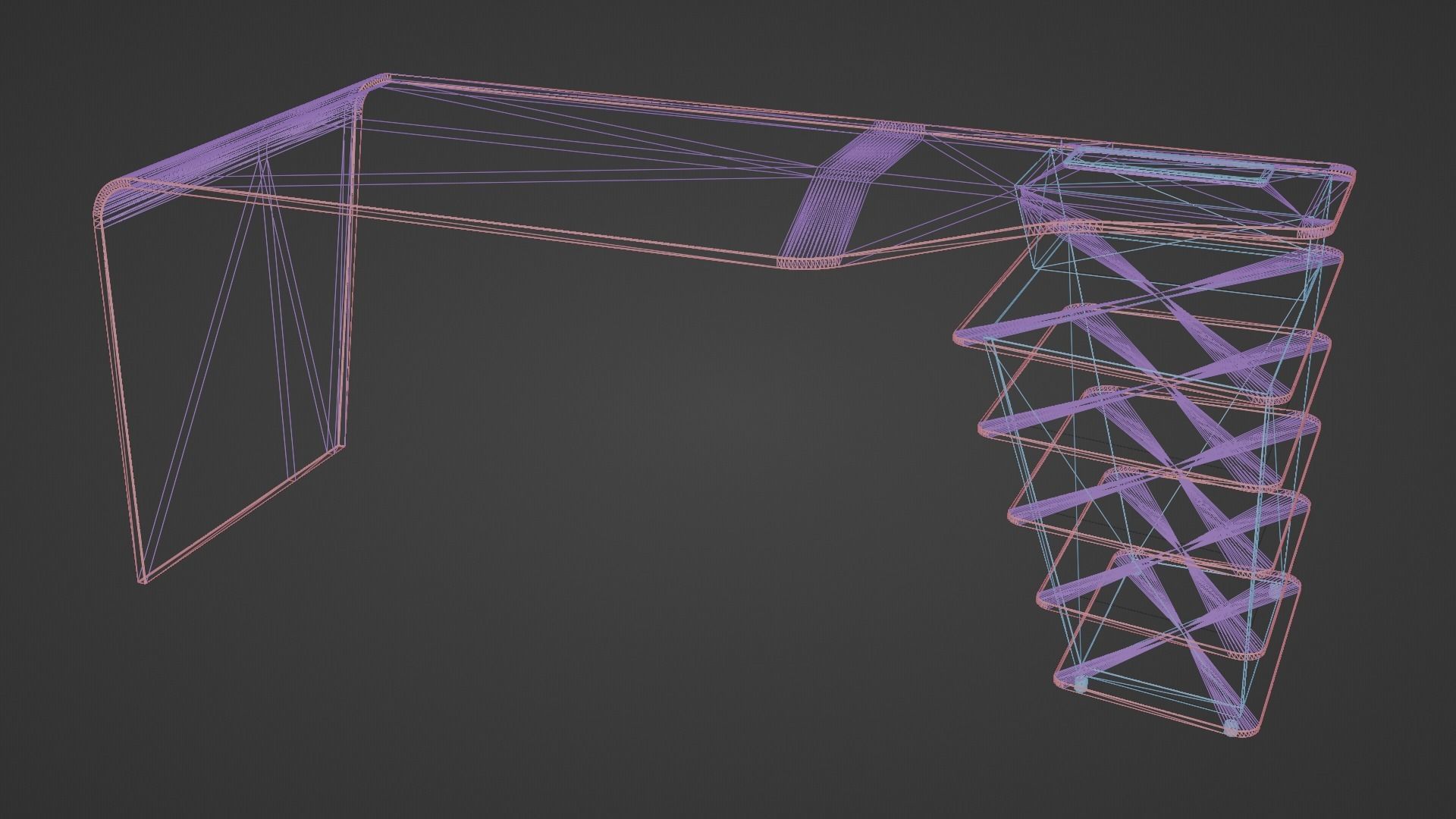 STRATOS Table Low-poly 3D model_3