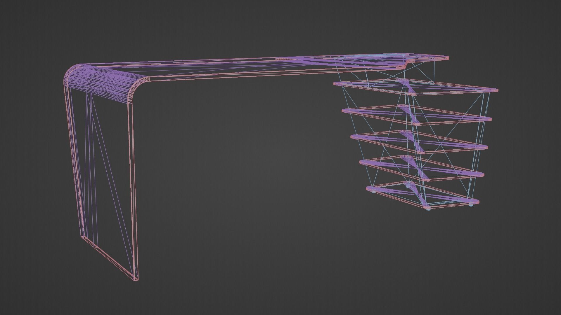 STRATOS Table Low-poly 3D model_5
