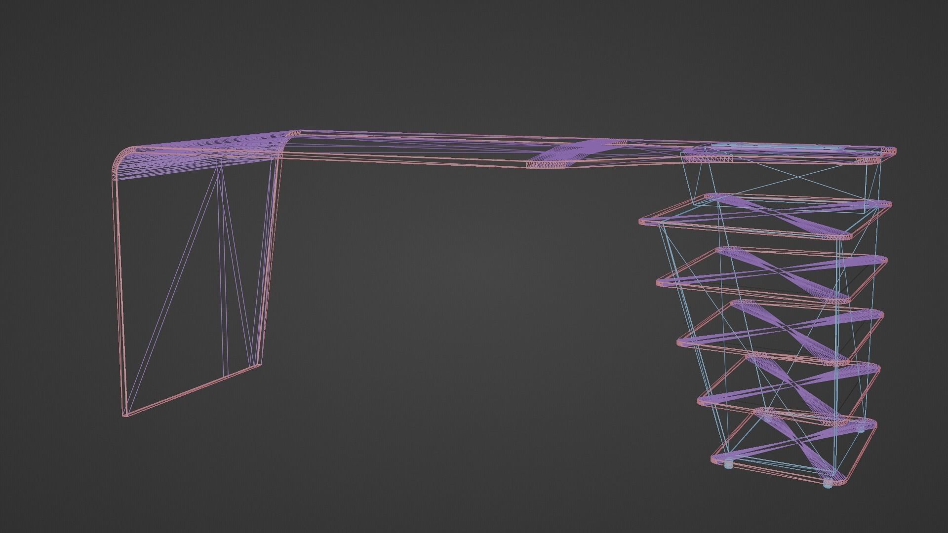 STRATOS Table Low-poly 3D model_4