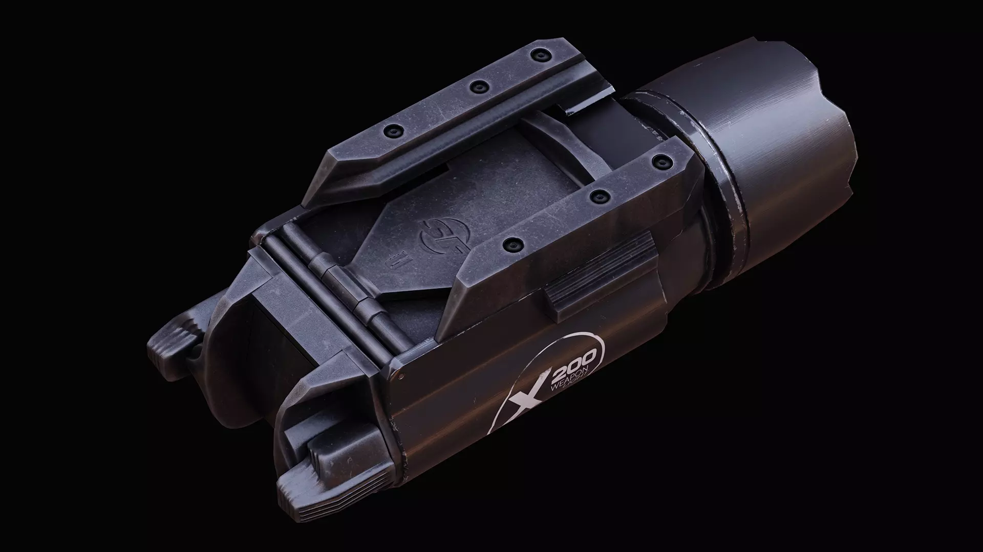 3D model Surefire X200 and Surefire 6P - Free Surefire 660 include