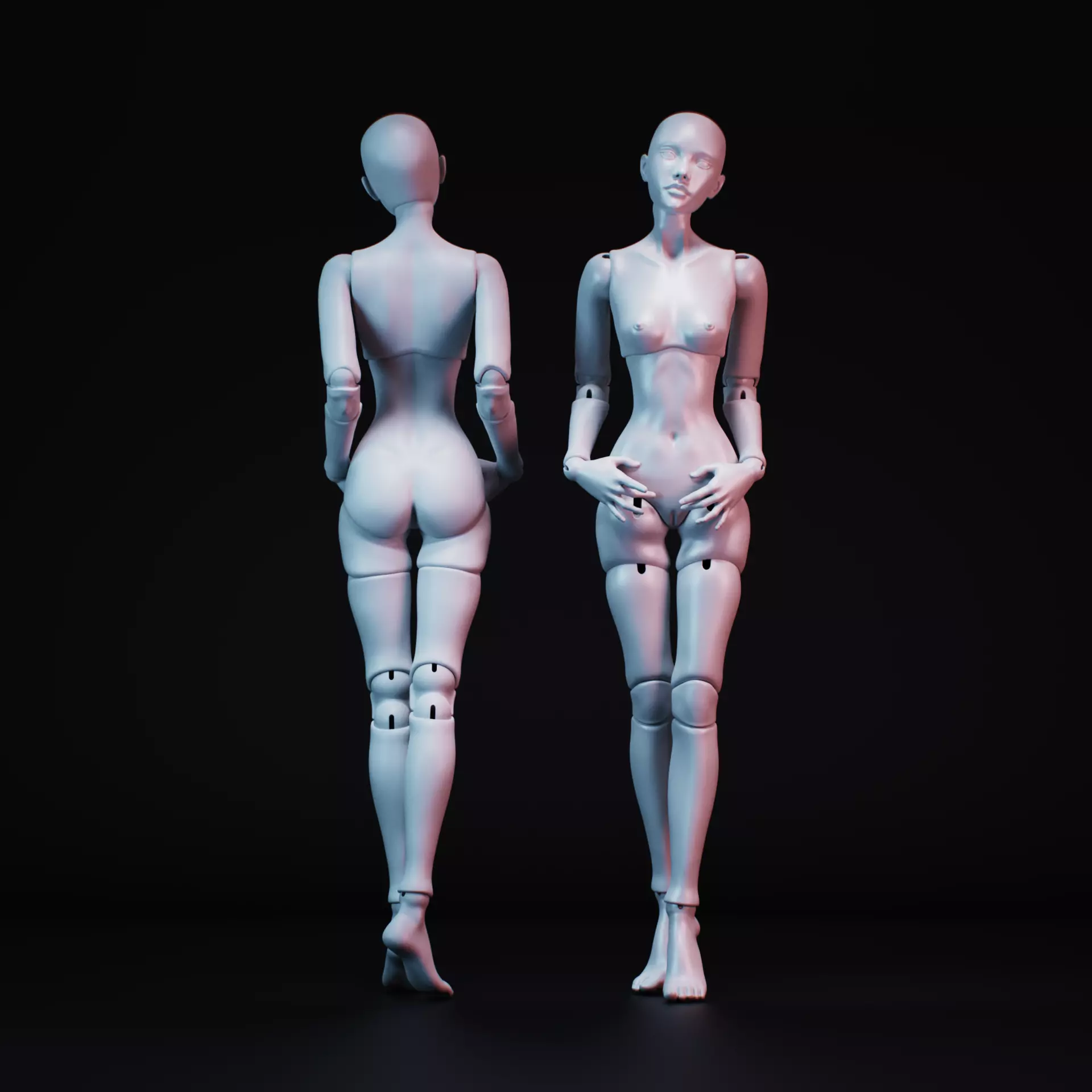 BJD doll Gretta 40cm 3D print model_0