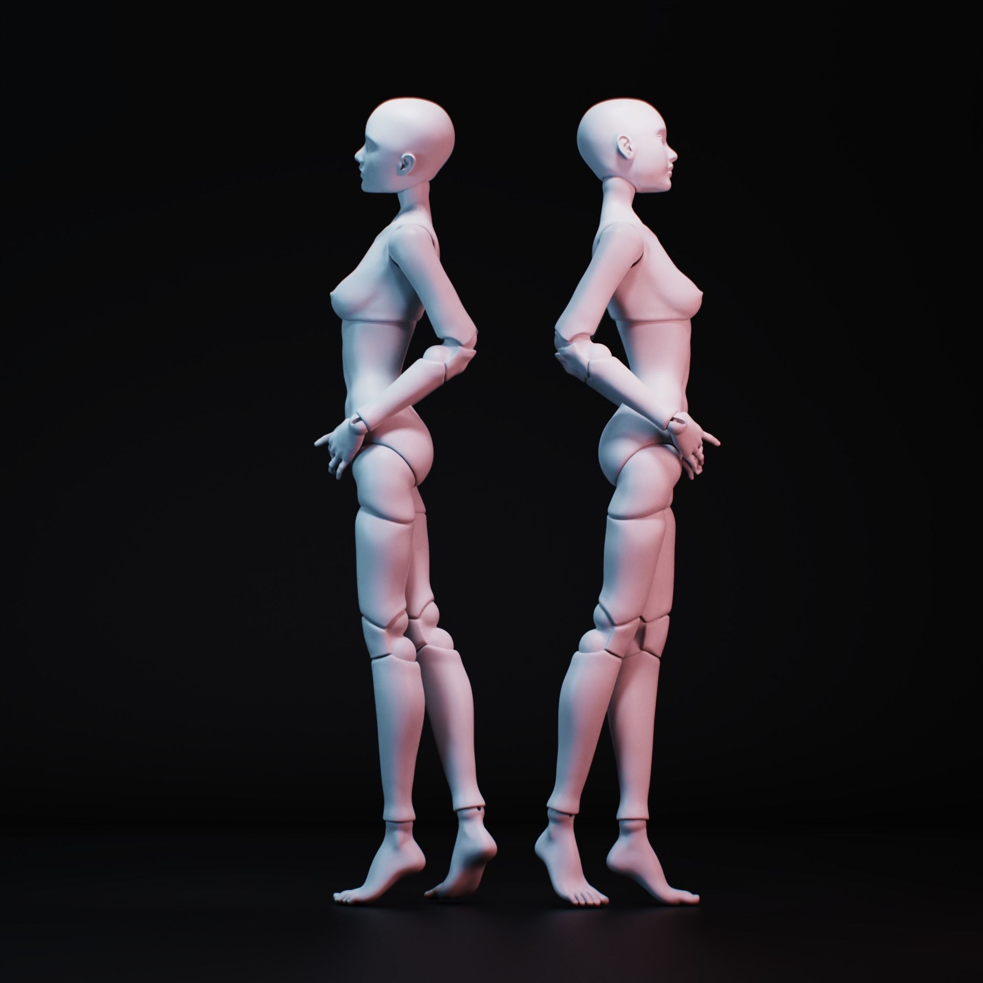 BJD doll Gretta 40cm 3D print model_5