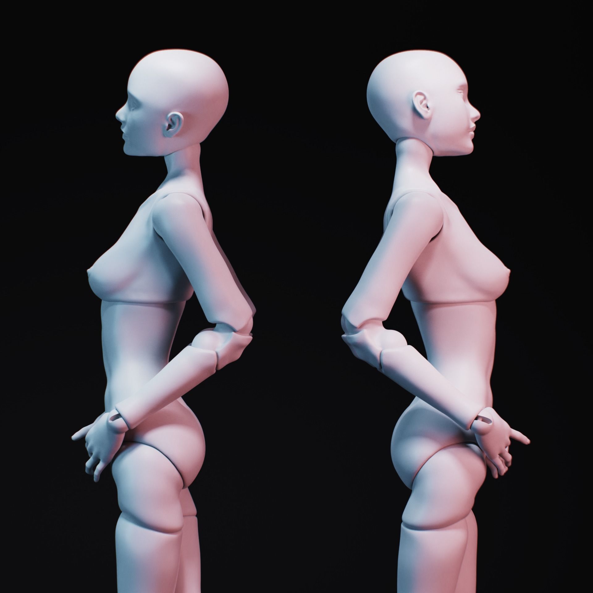 BJD doll Gretta 40cm 3D print model_6