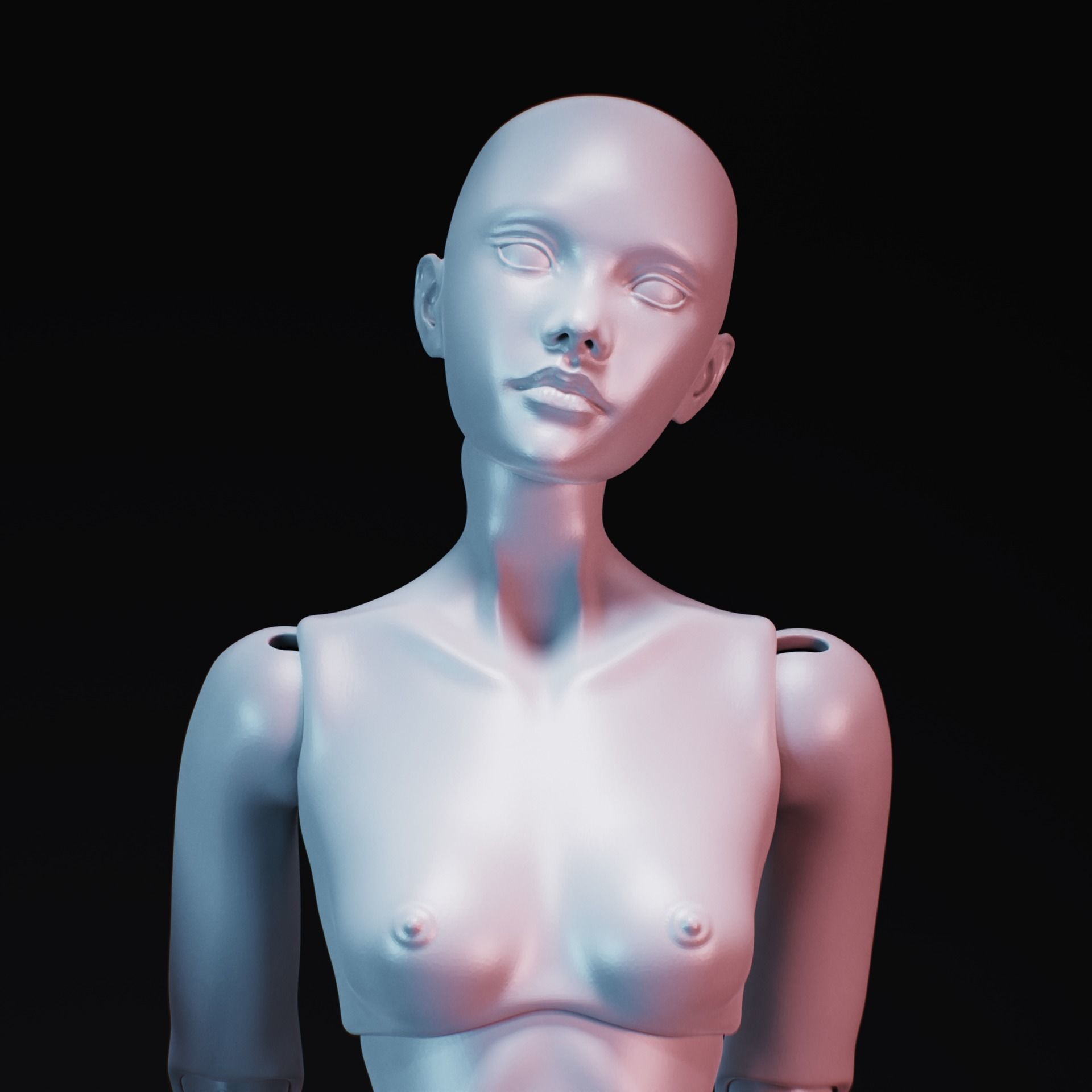 BJD doll Gretta 40cm 3D print model_7