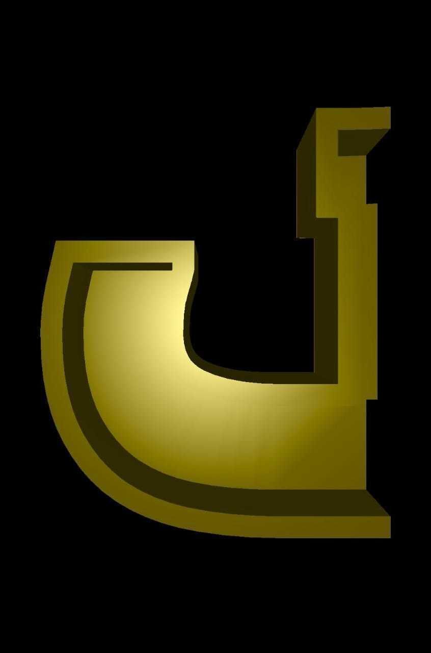 Arabic Alphabet Cast Your Own LETTERS Easy To Cast Puzzle Fit 3D model_2