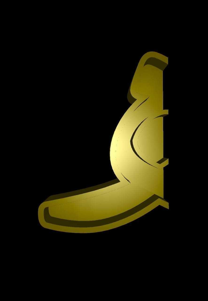Arabic Alphabet Cast Your Own LETTERS Easy To Cast Puzzle Fit 3D model_2