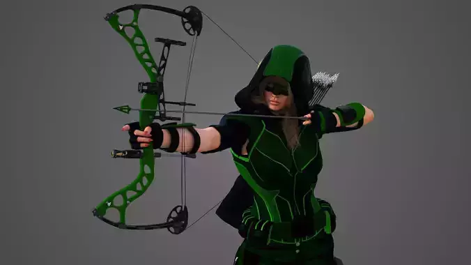 Contemporary Modern Lady Robin Hood