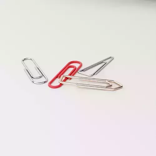 Set of paper clips 