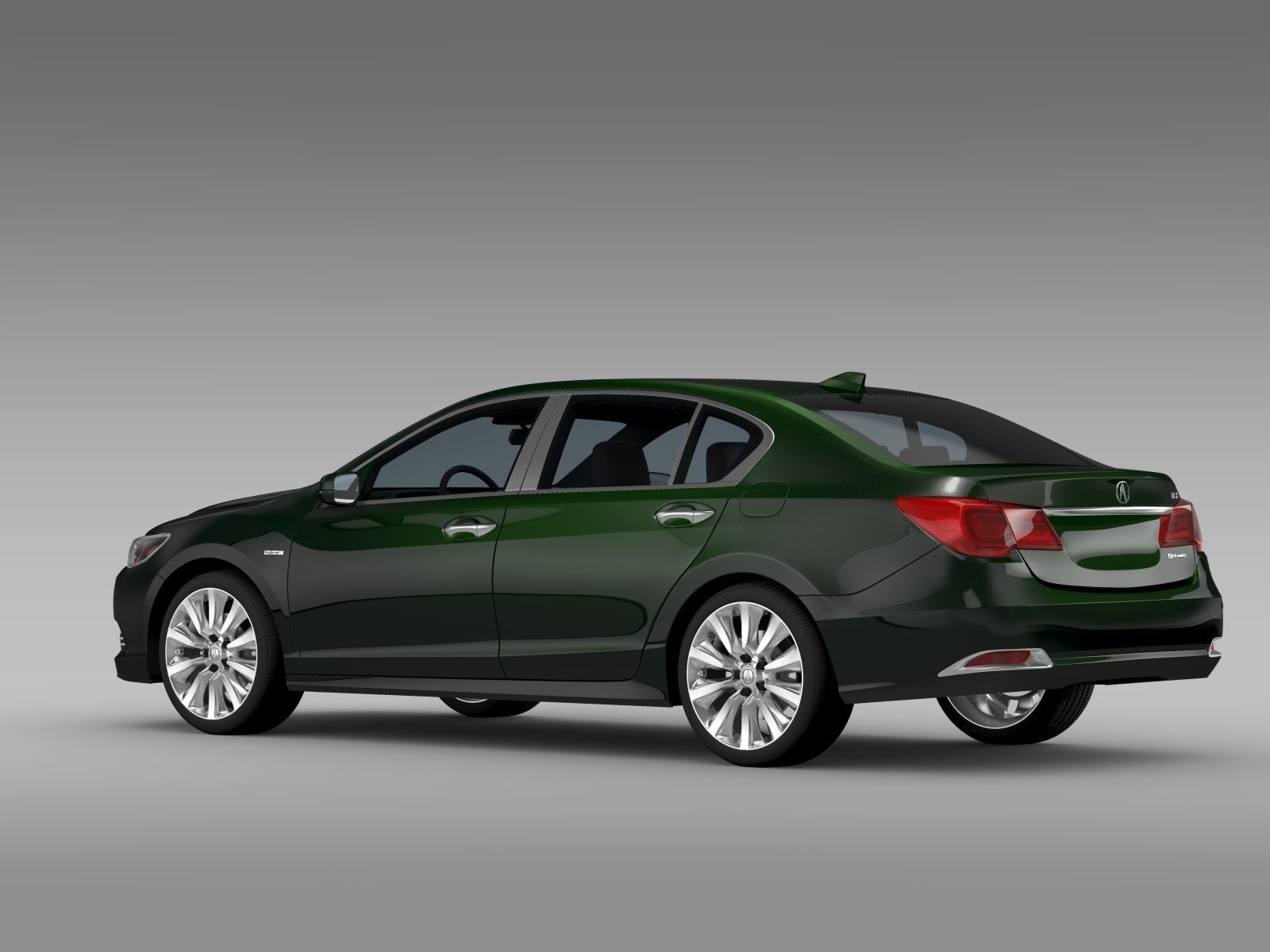 Acura RLX SH AWD 2015 3D model_14