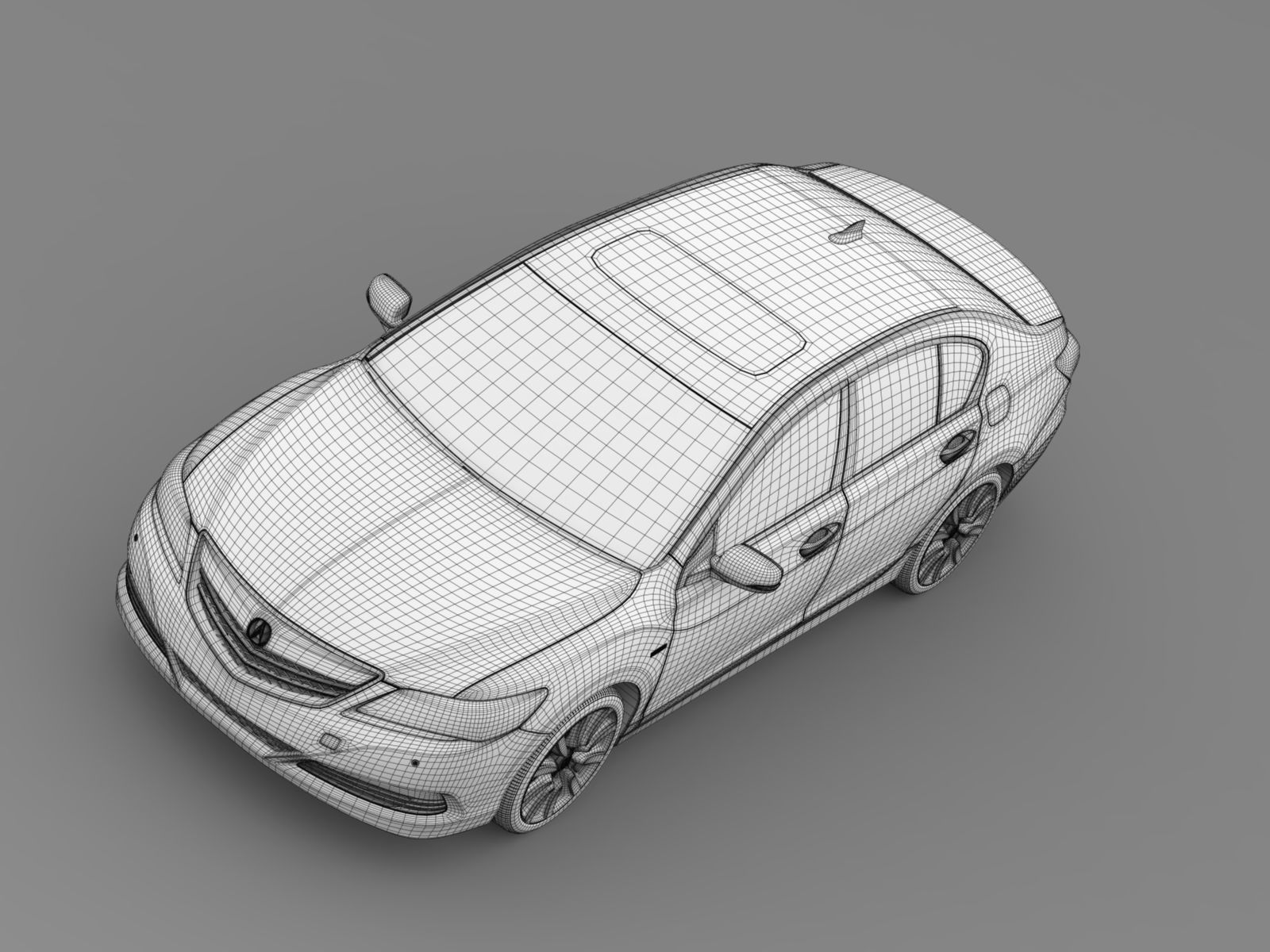 Acura RLX SH AWD 2015 3D model_6