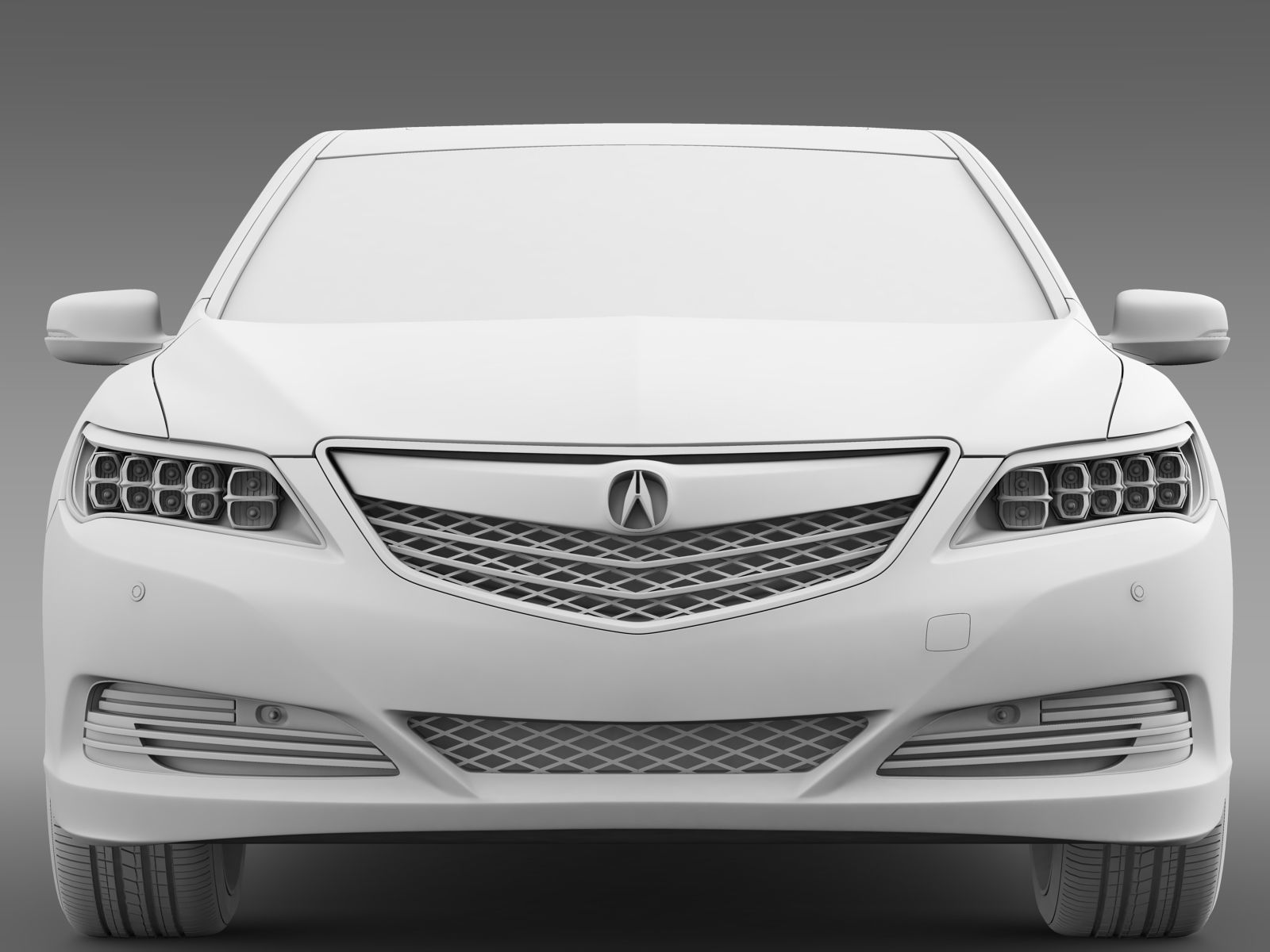 Acura RLX SH AWD 2015 3D model_4