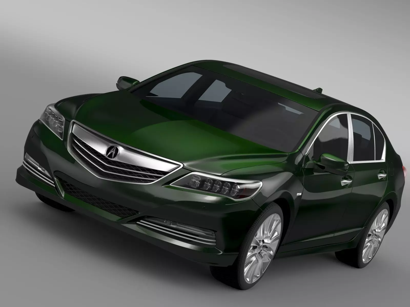 Acura RLX SH AWD 2015 3D model_0