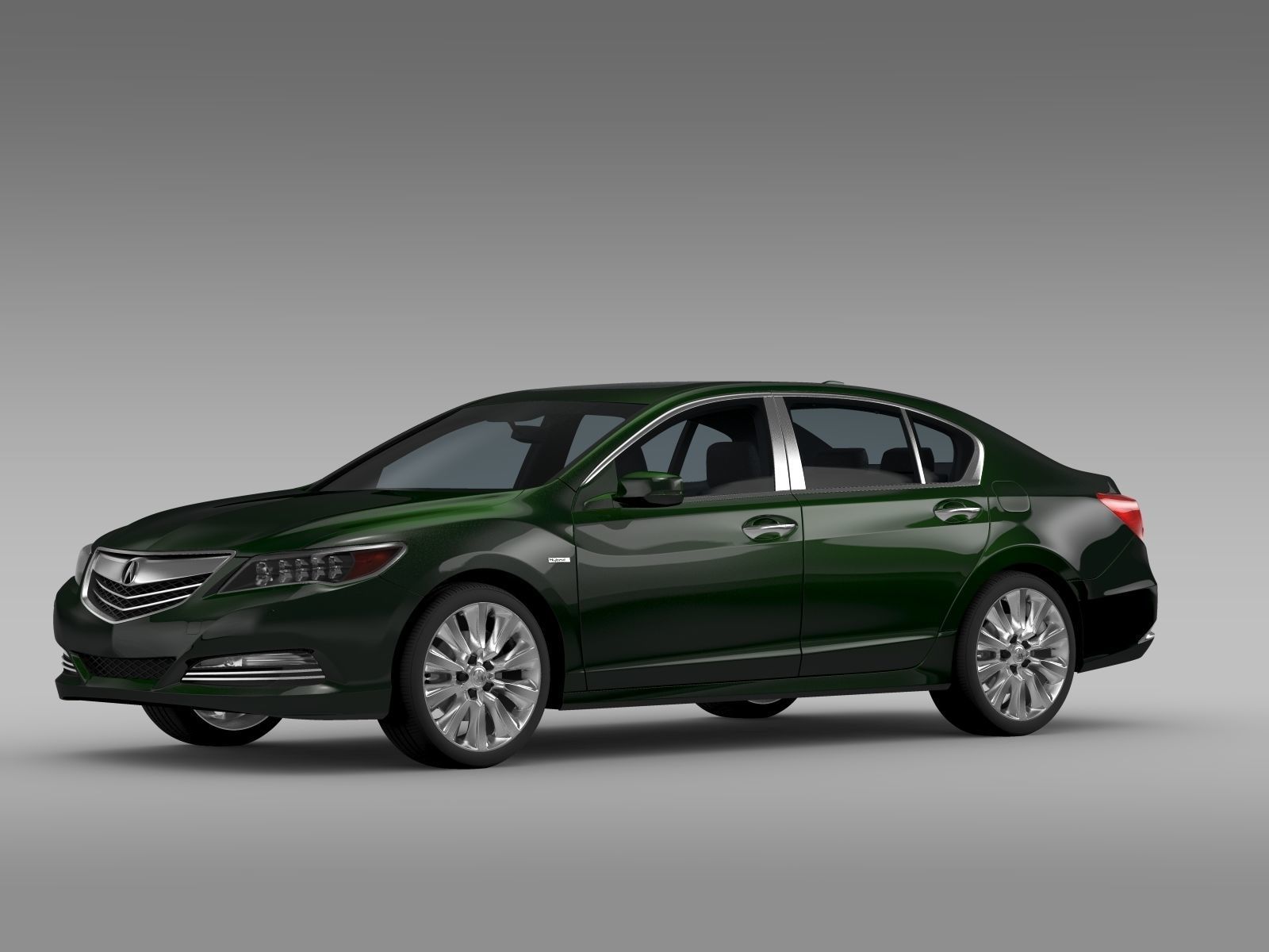 Acura RLX SH AWD 2015 3D model_12