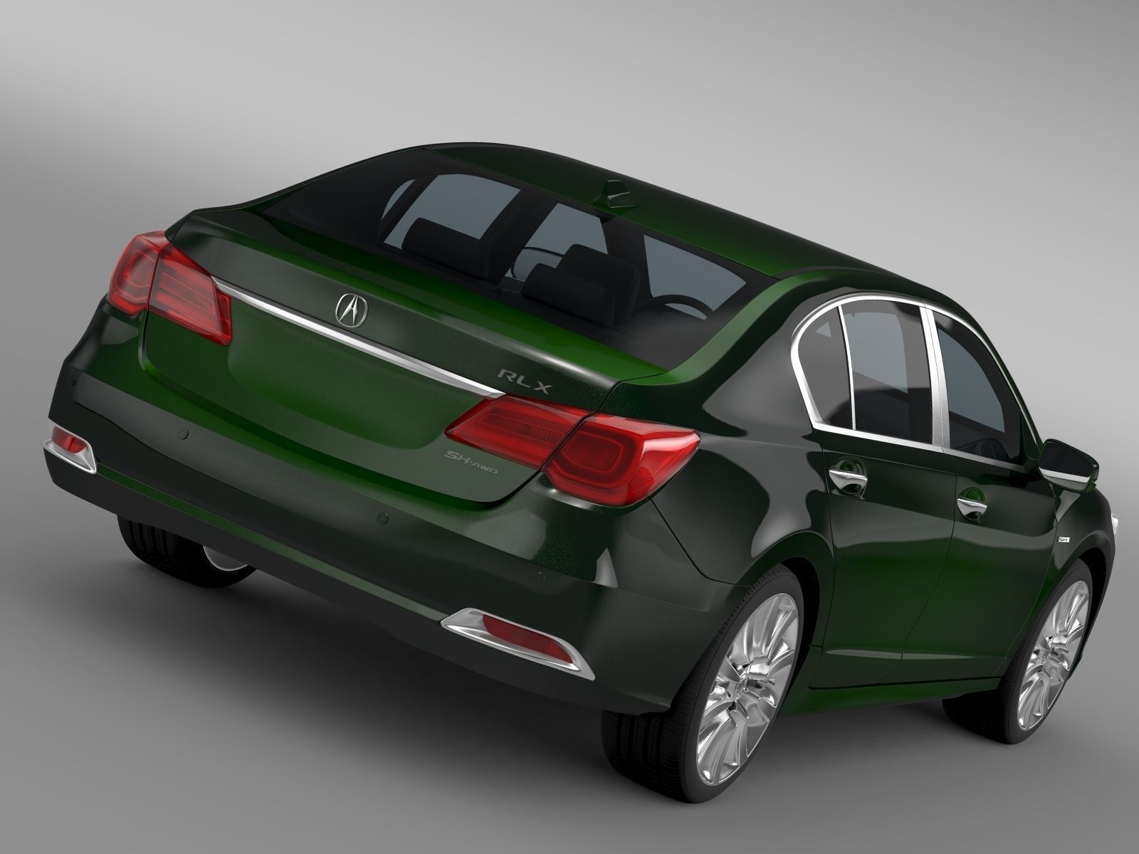 Acura RLX SH AWD 2015 3D model_9
