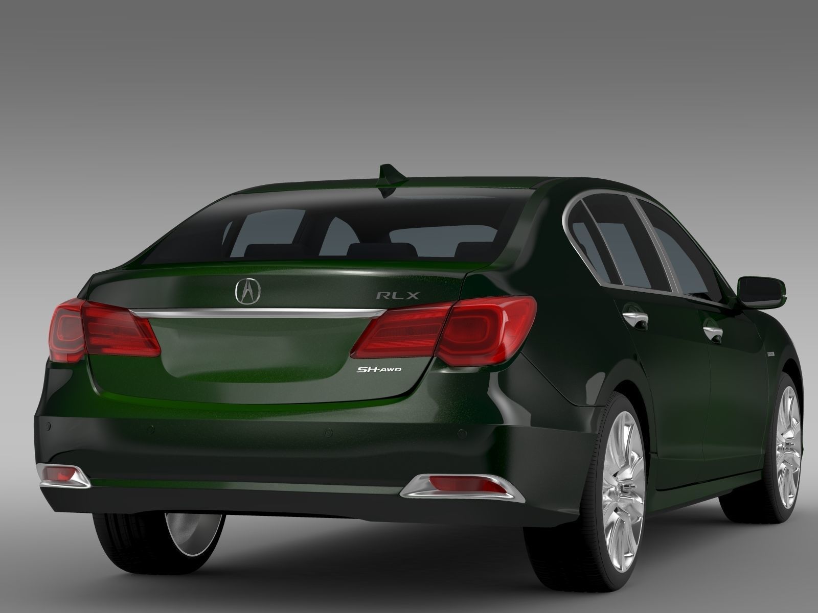 Acura RLX SH AWD 2015 3D model_16
