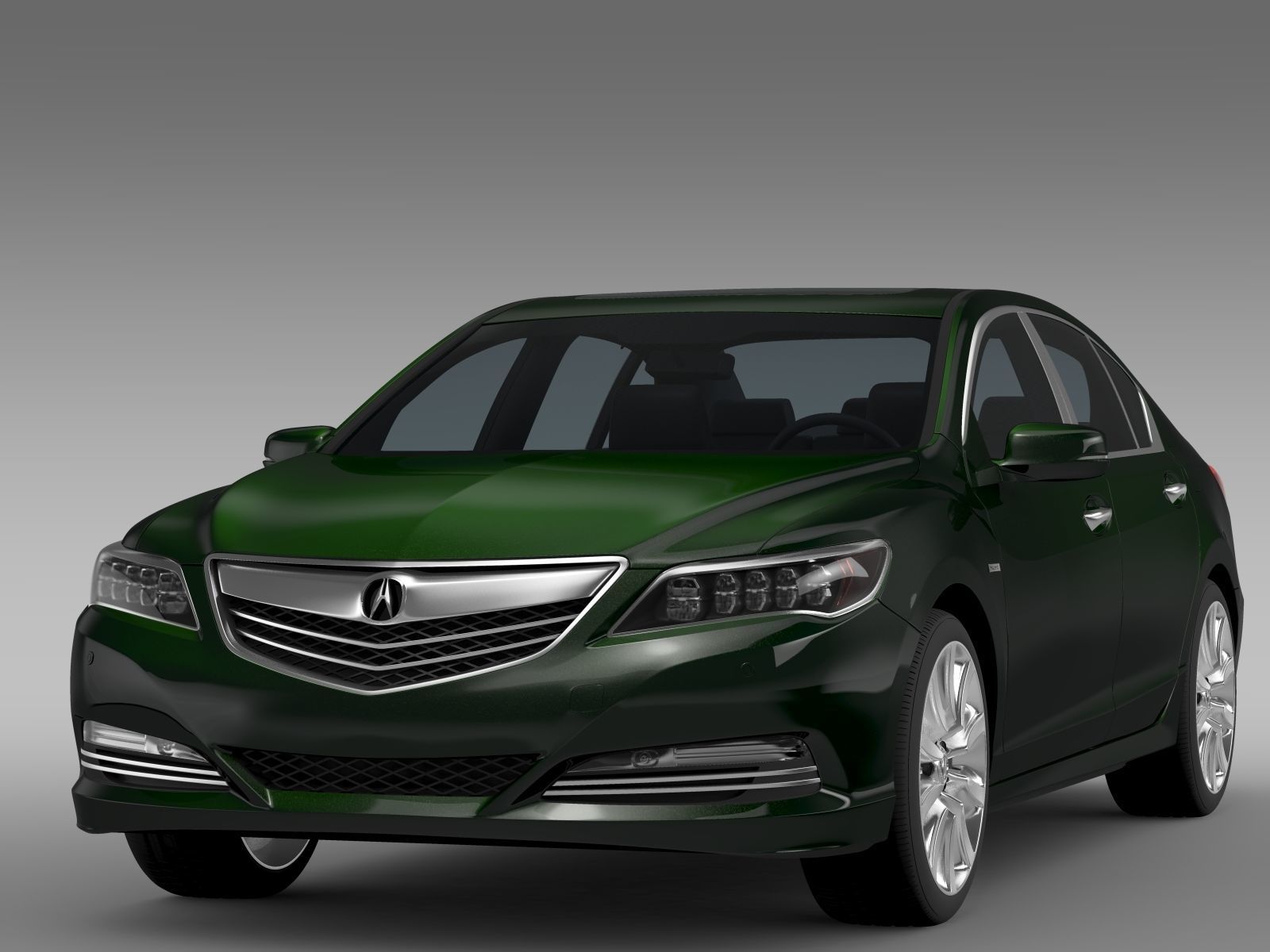 Acura RLX SH AWD 2015 3D model_10