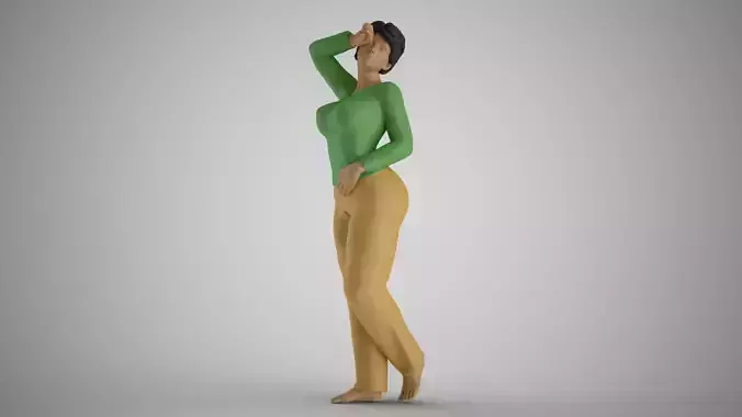 Girl with Sleepy Eyes