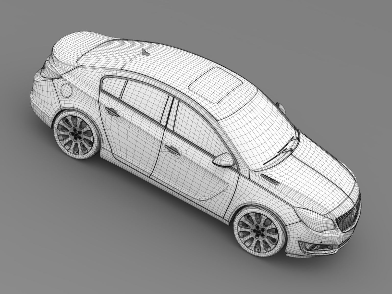 Buick Regal 2015 3D model_10