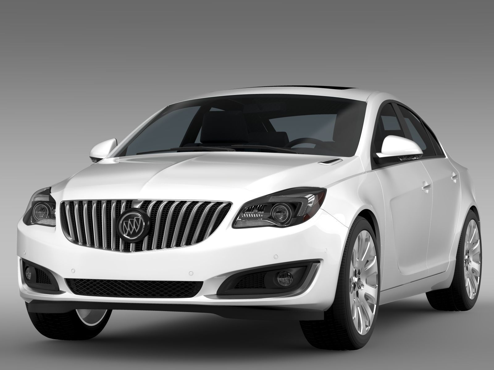 Buick Regal 2015 3D model_12