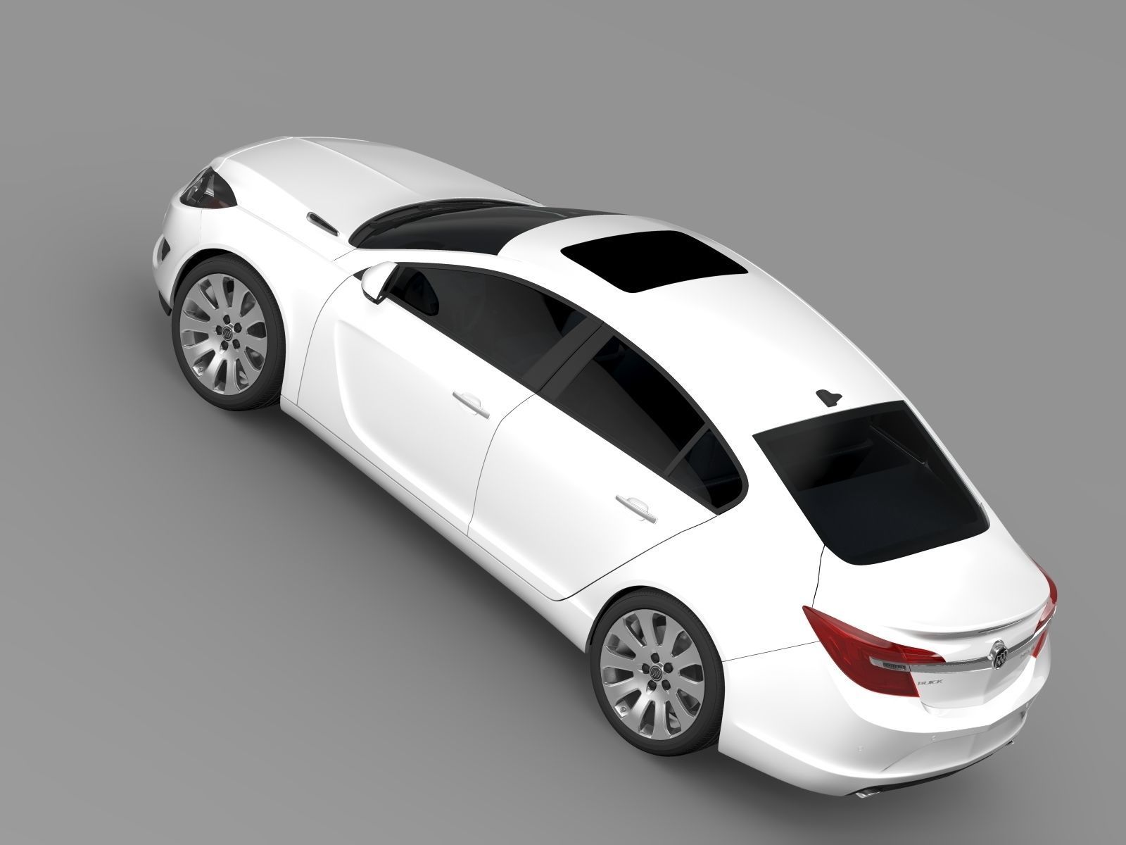 Buick Regal 2015 3D model_3