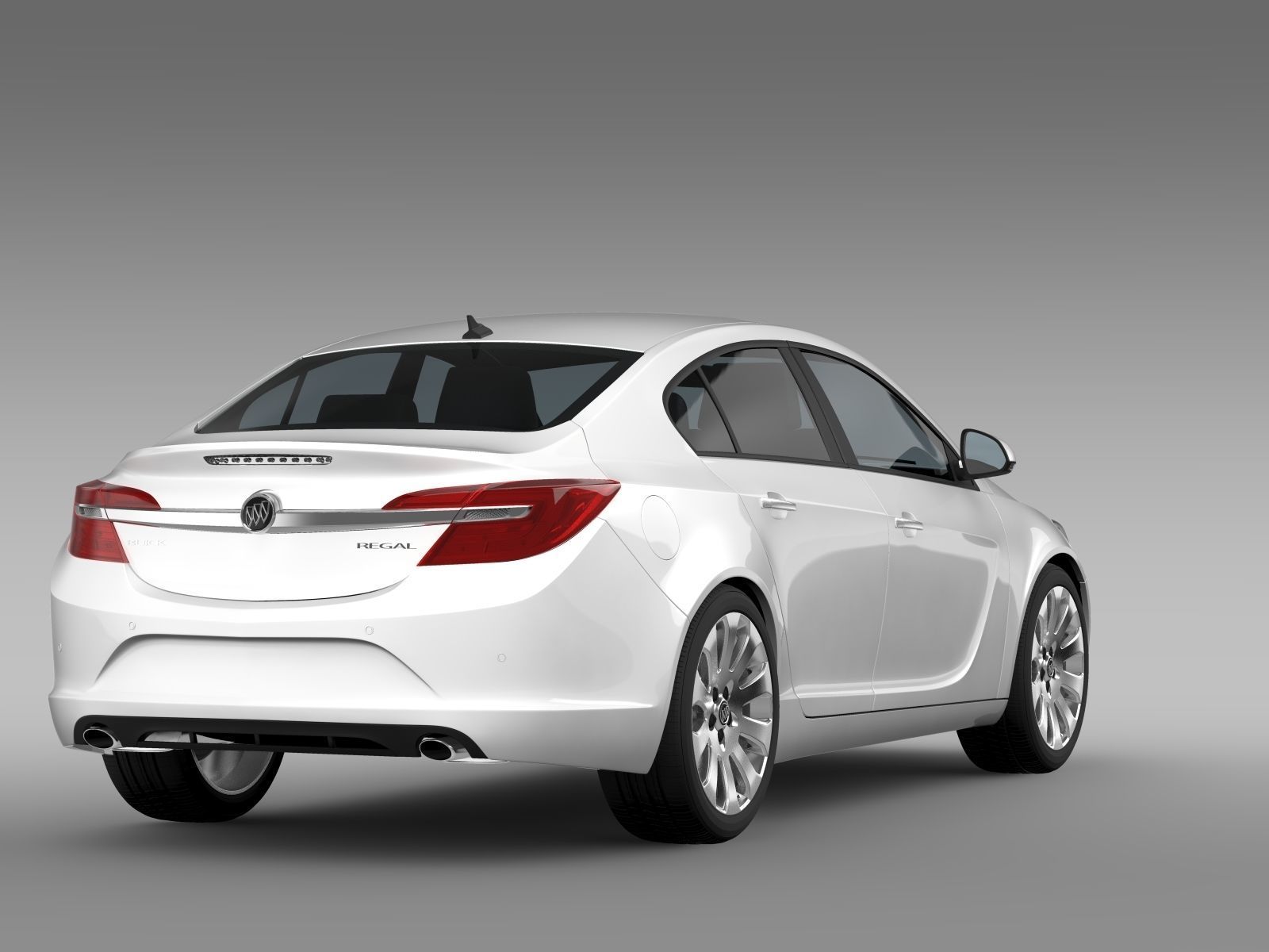 Buick Regal 2015 3D model_17