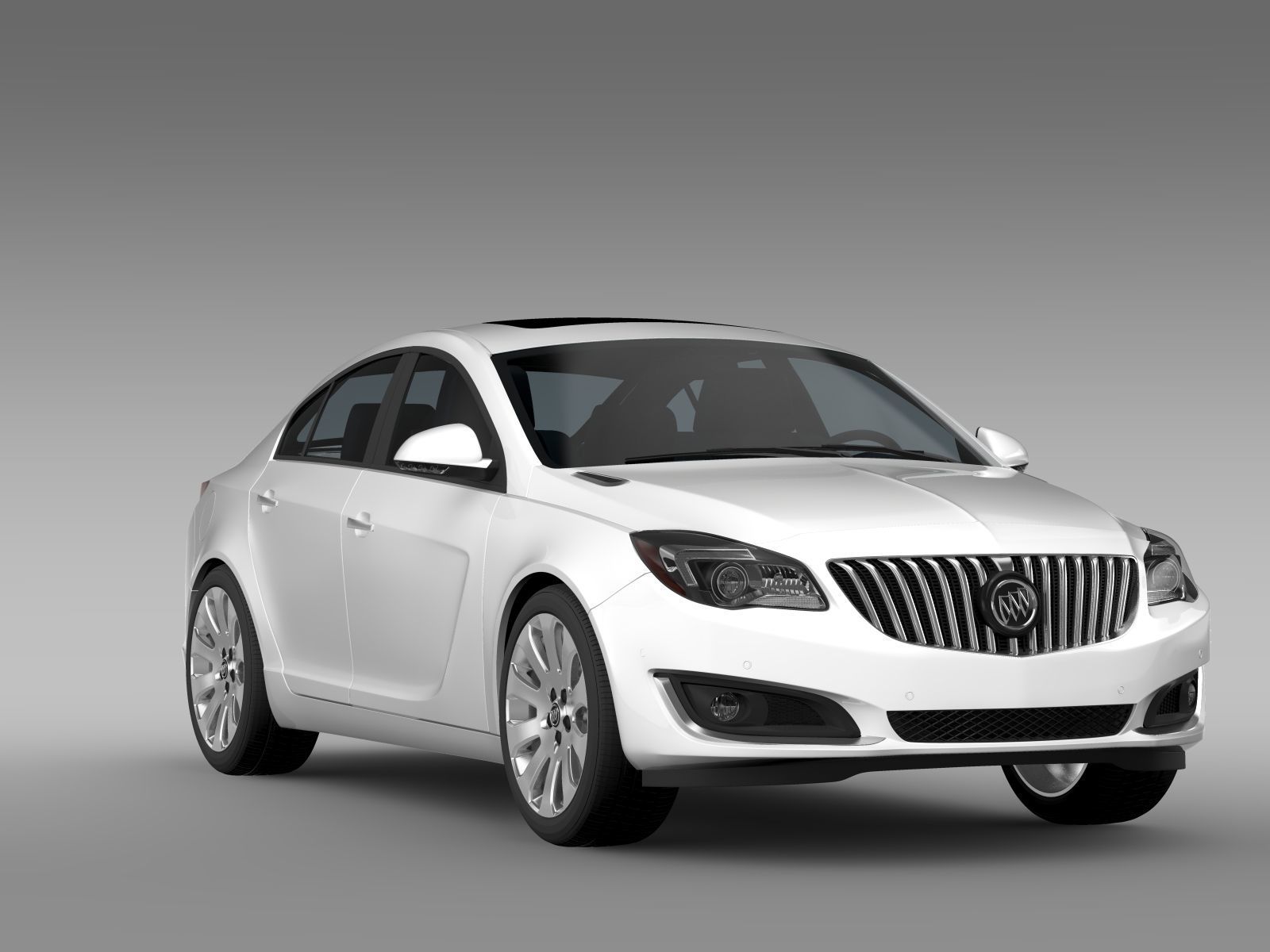Buick Regal 2015 3D model_13