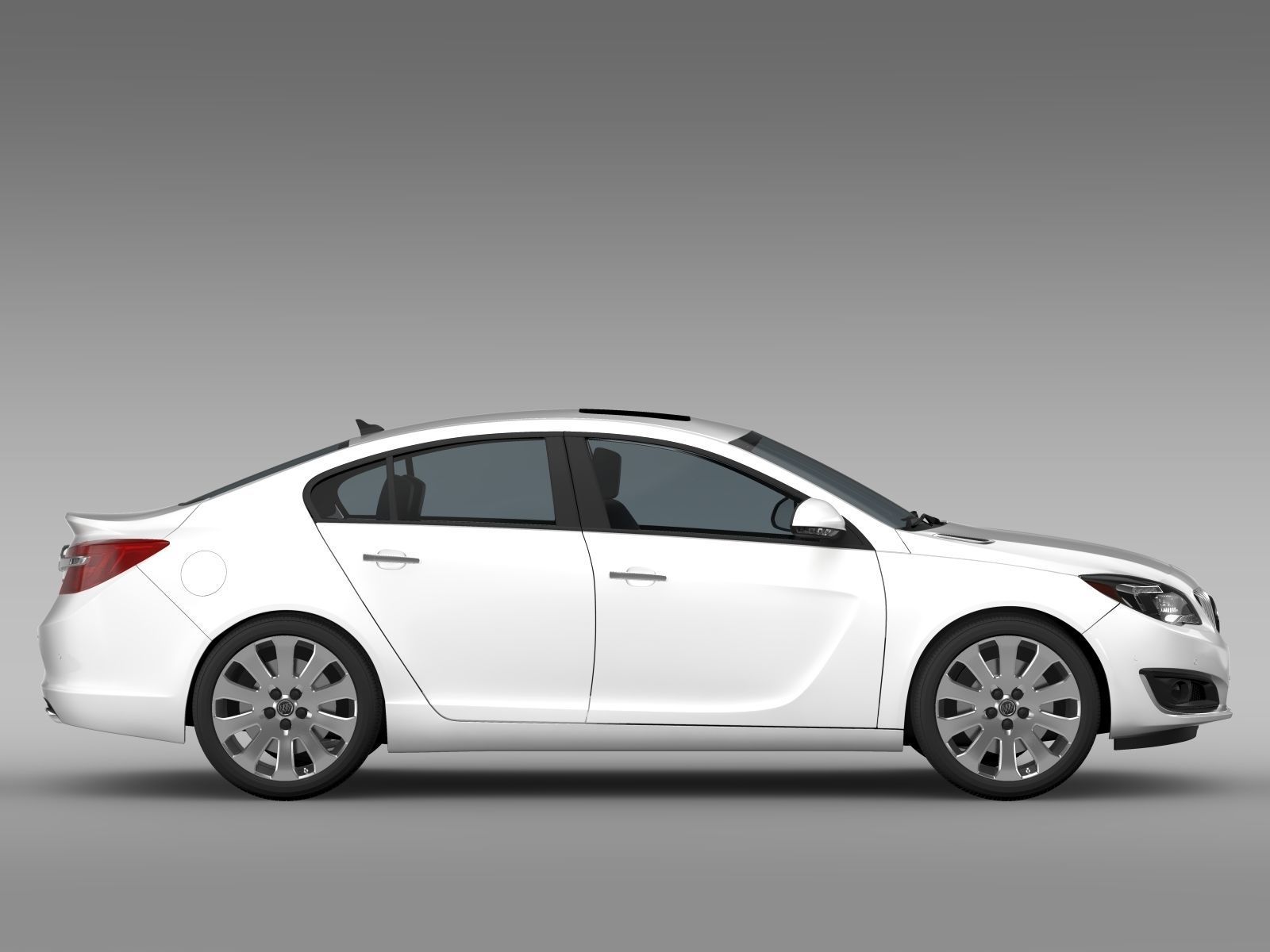 Buick Regal 2015 3D model_15
