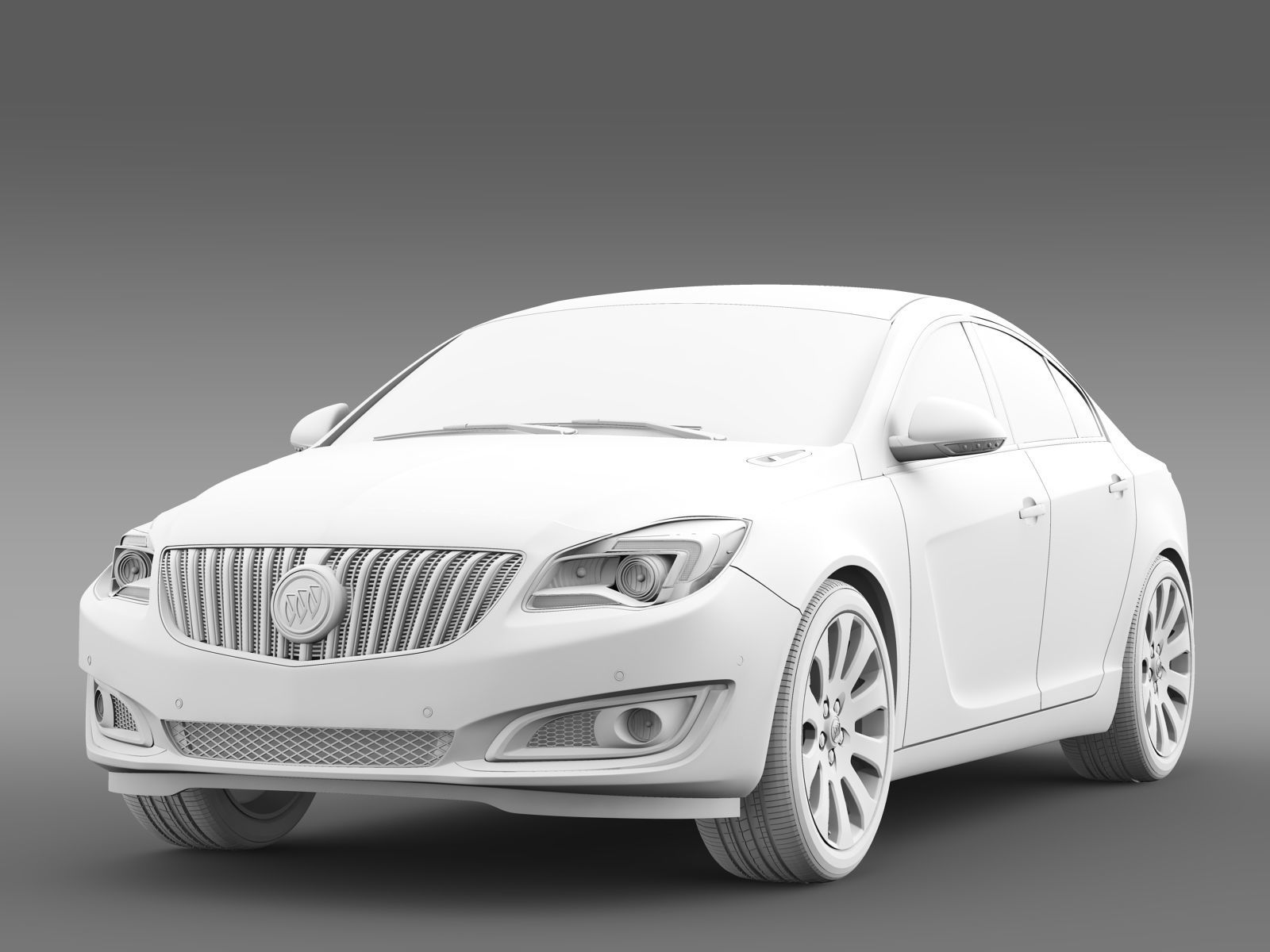 Buick Regal 2015 3D model_5