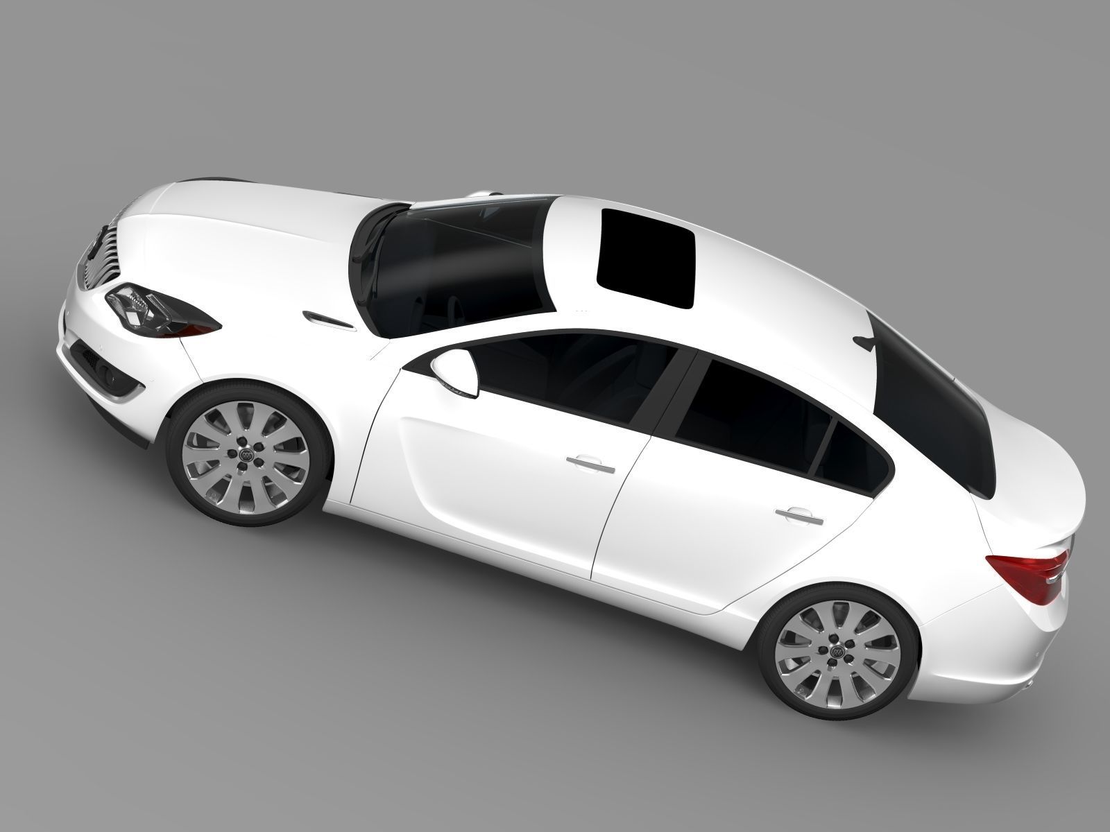 Buick Regal 2015 3D model_2