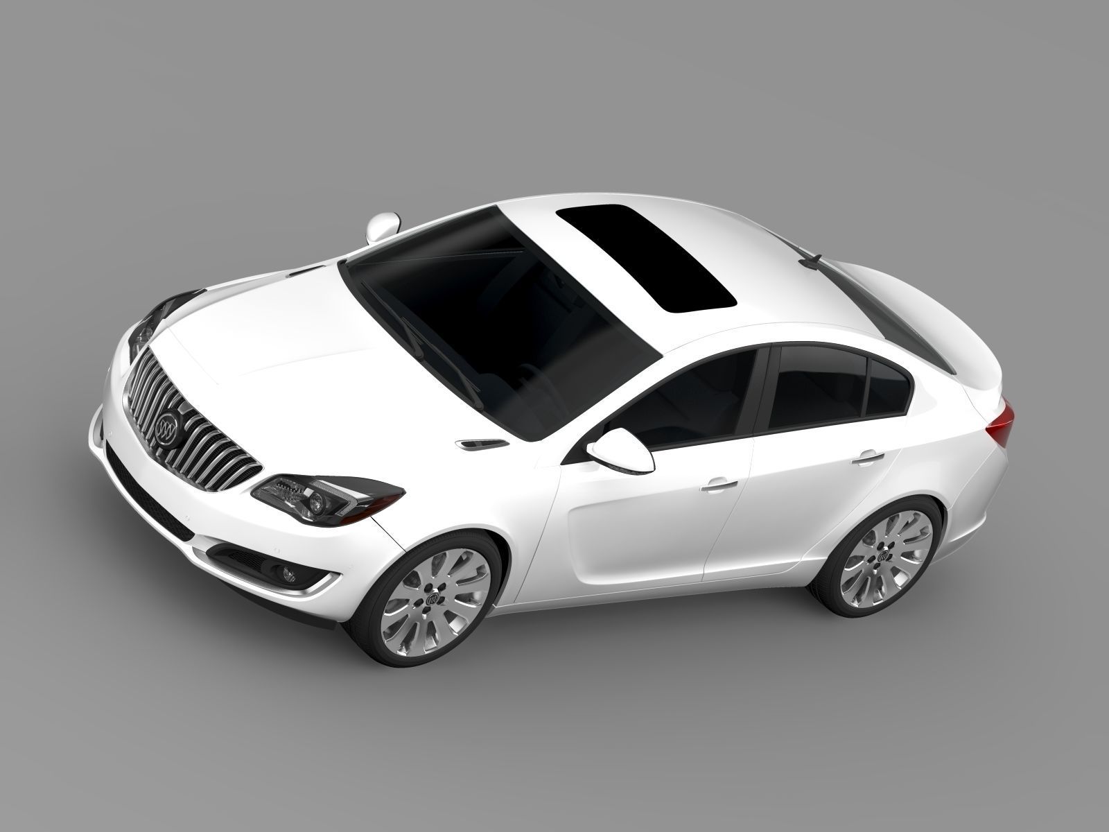Buick Regal 2015 3D model_1
