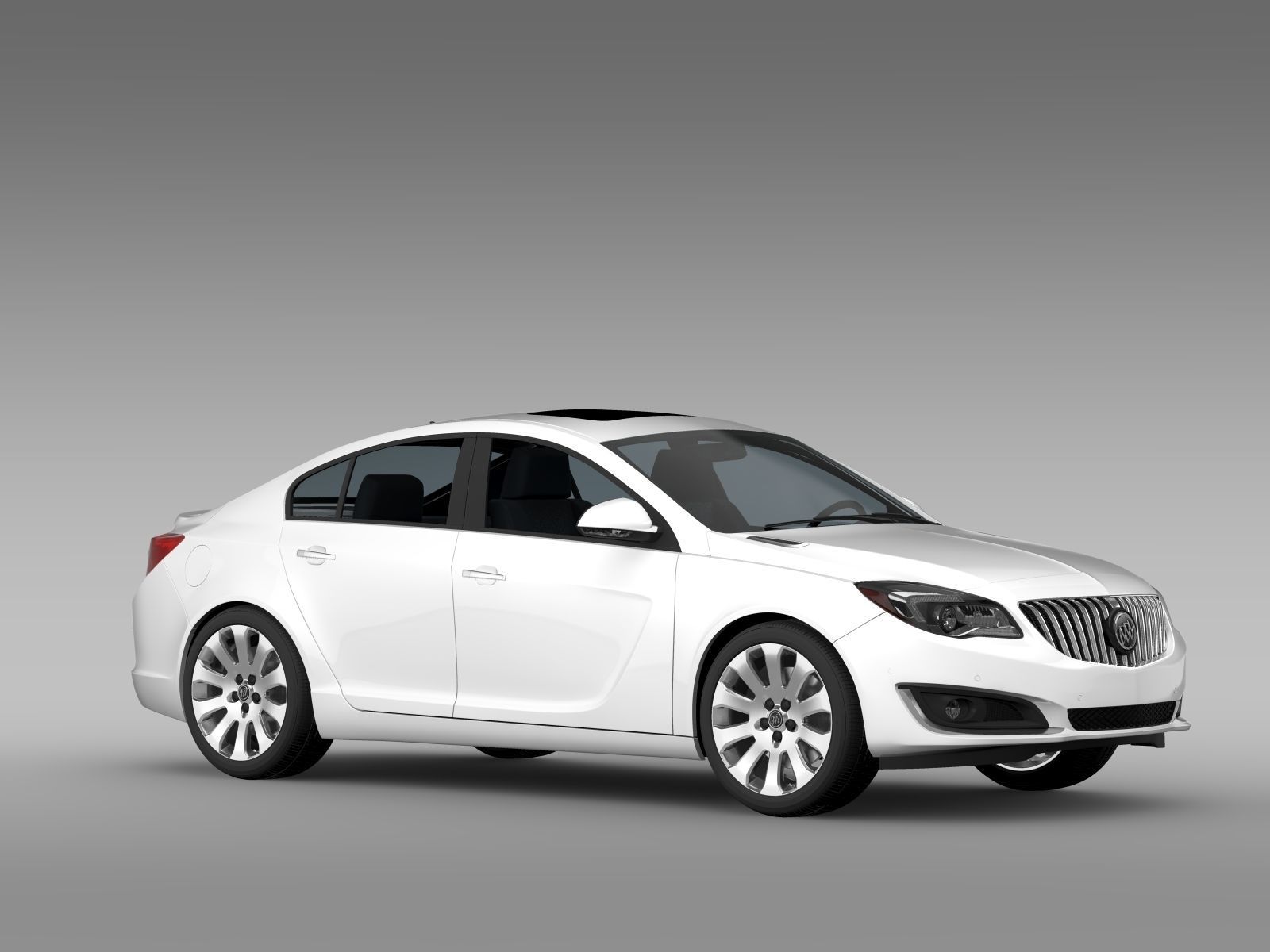 Buick Regal 2015 3D model_16