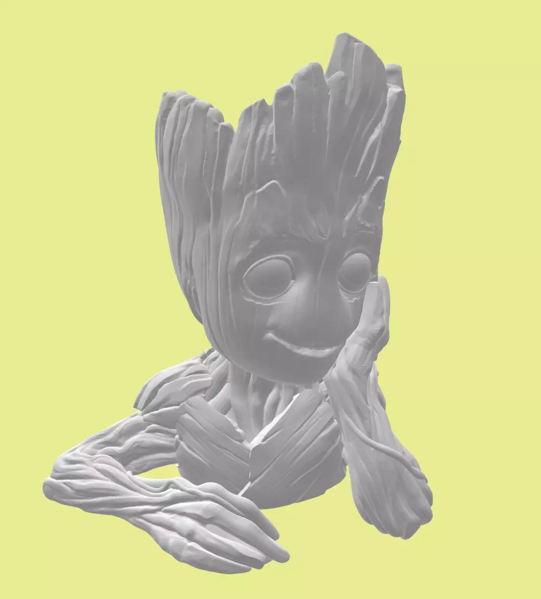Baby Groot from Guardians of the Galaxy - 3d print model 3D print model_0