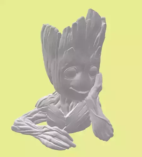 Baby Groot from Guardians of the Galaxy - 3d print model