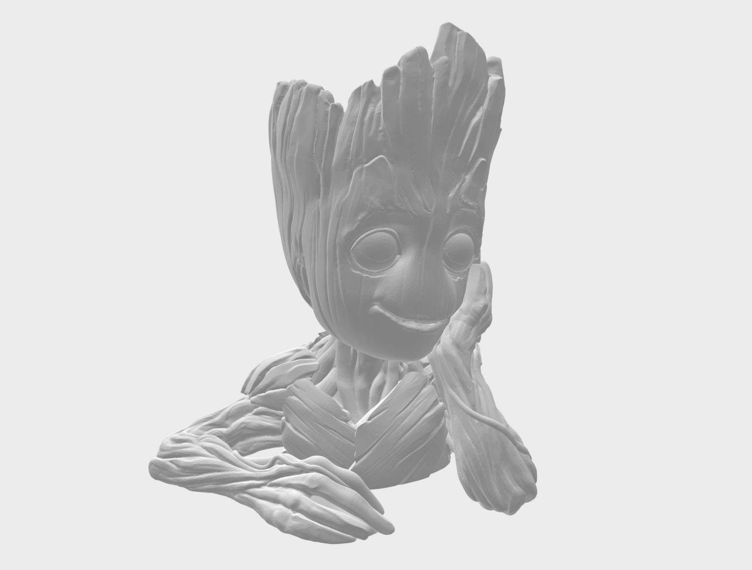 Baby Groot from Guardians of the Galaxy - 3d print model 3D print model_3