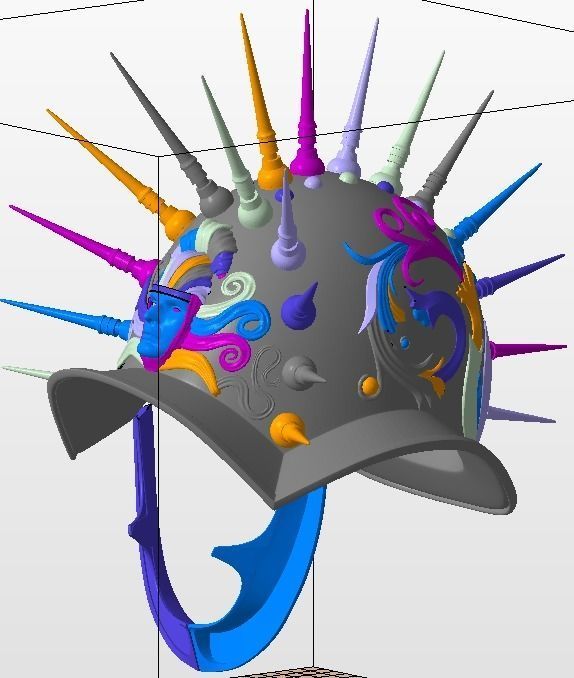 Custom Roman Helmet 3D print model 3D print model_13