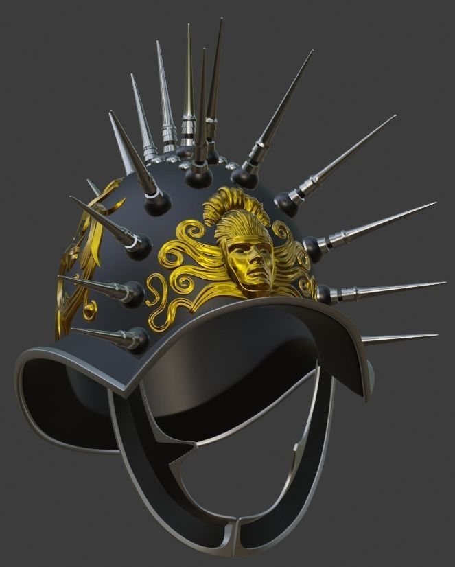 Custom Roman Helmet 3D print model 3D print model_11