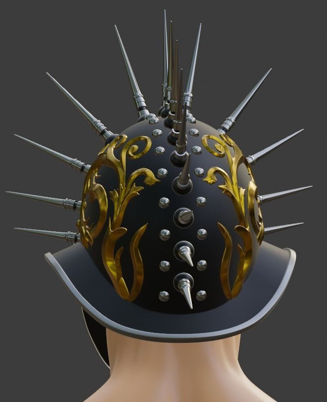Custom Roman Helmet 3D print model 3D print model_3