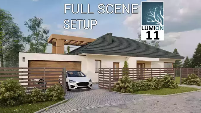 Lumion 11 Scene 07 - Classic House II