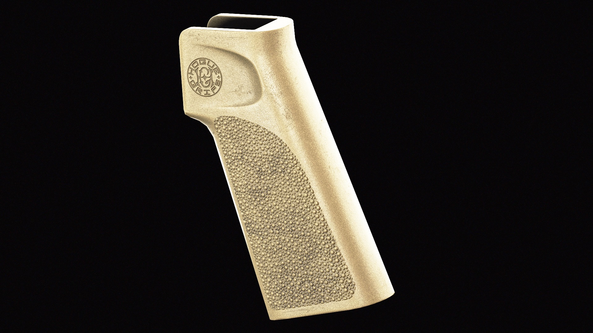 Hogue 15 Grip AR15 M16 Low-poly 3D model_4