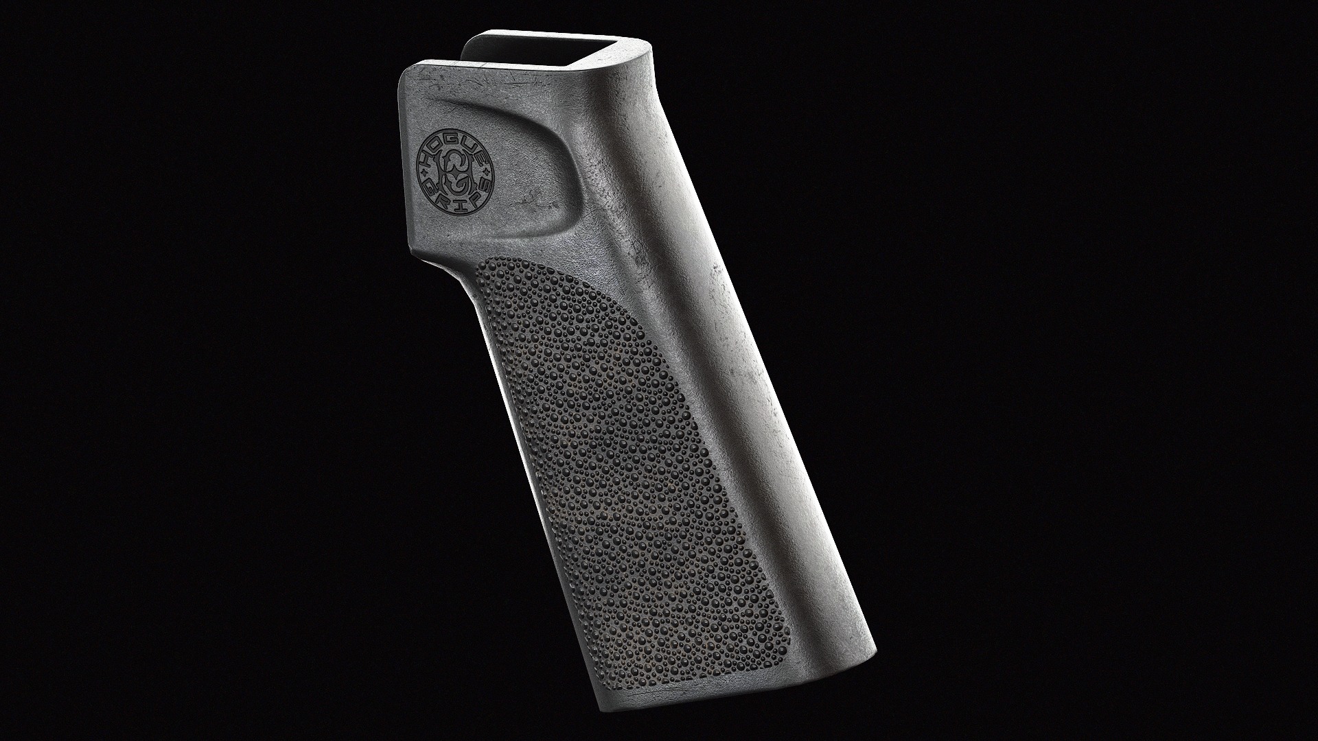 Hogue 15 Grip AR15 M16 Low-poly 3D model_5