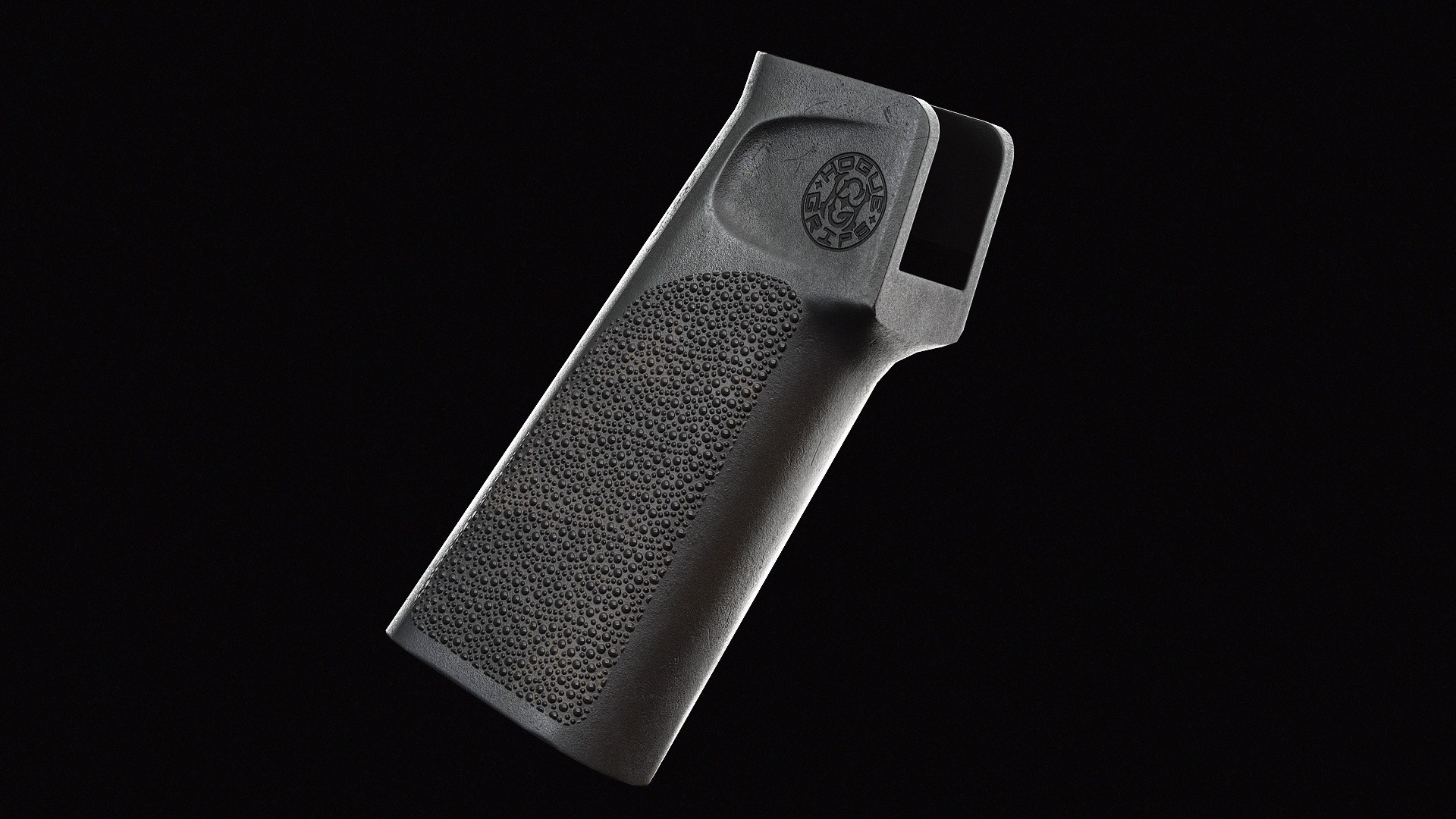 Hogue 15 Grip AR15 M16 Low-poly 3D model_3