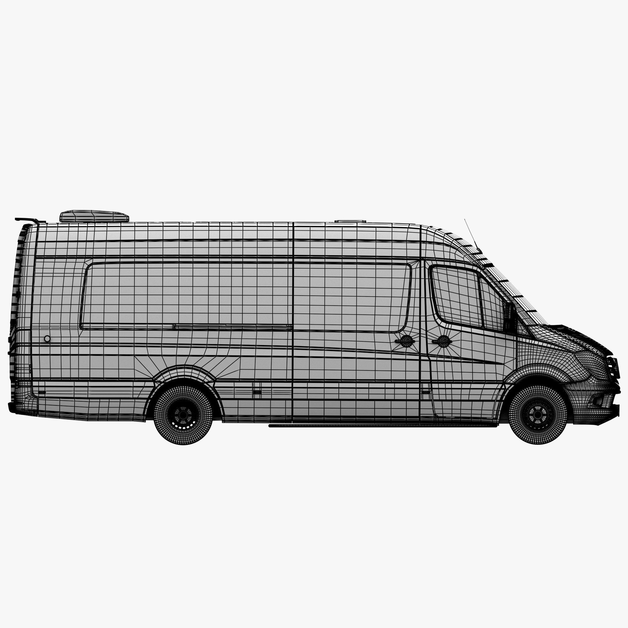 MB Sprinter- Bus- Panel Van -Ref 3D Model Collection_61