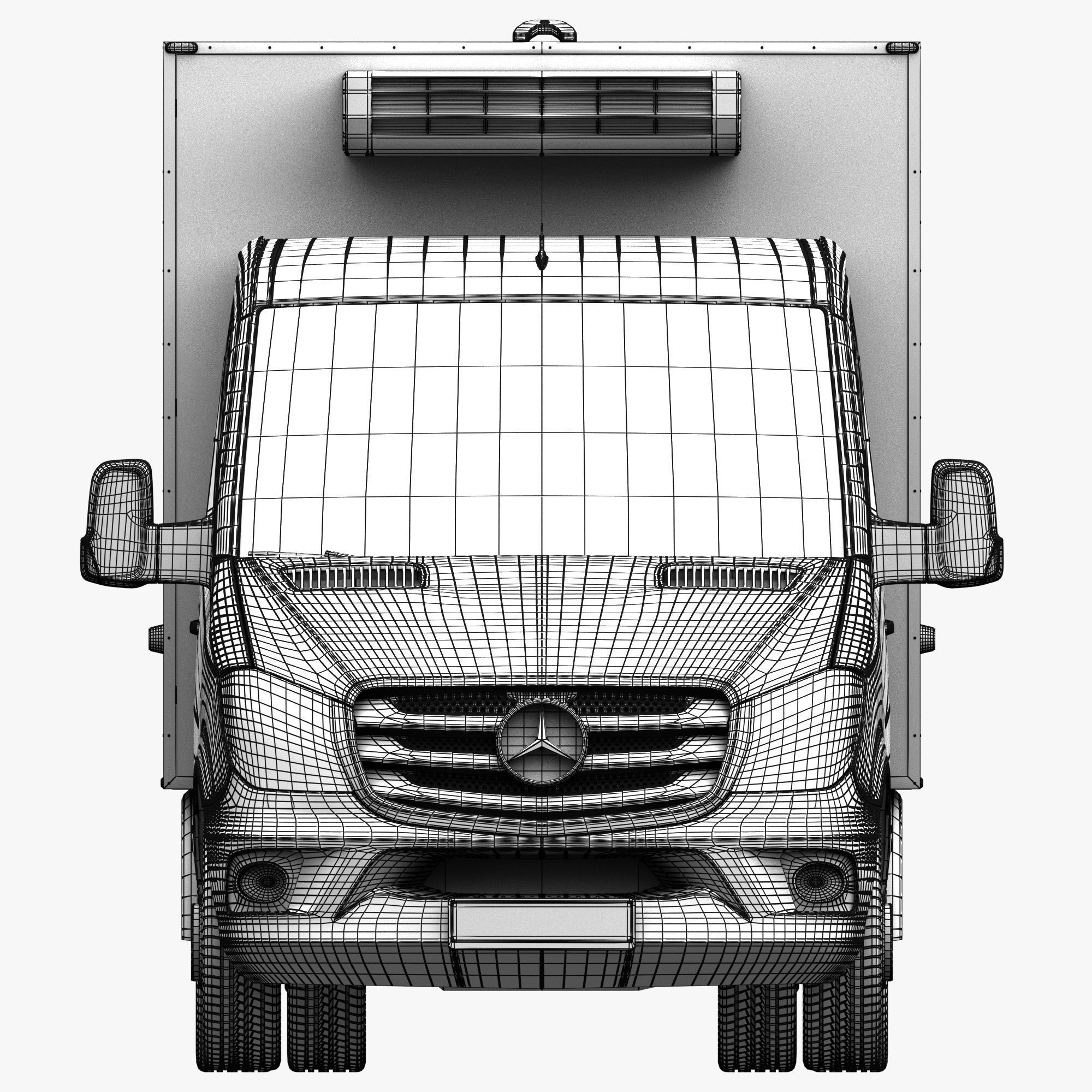 MB Sprinter- Bus- Panel Van -Ref 3D Model Collection_49