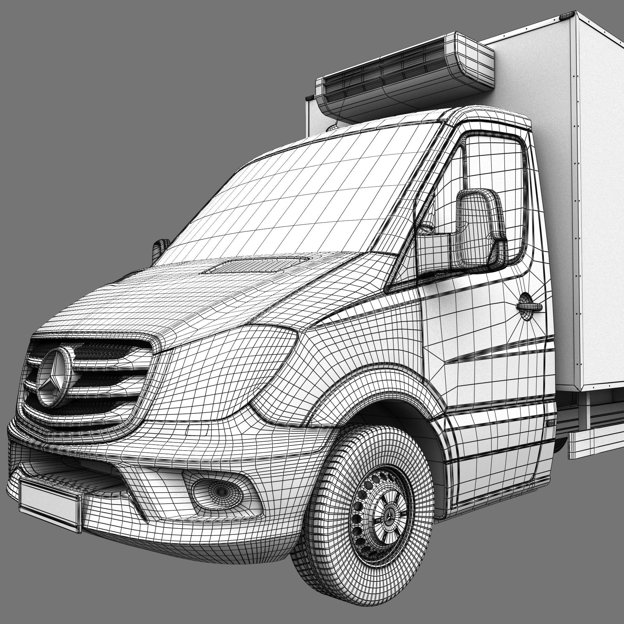 MB Sprinter- Bus- Panel Van -Ref 3D Model Collection_51
